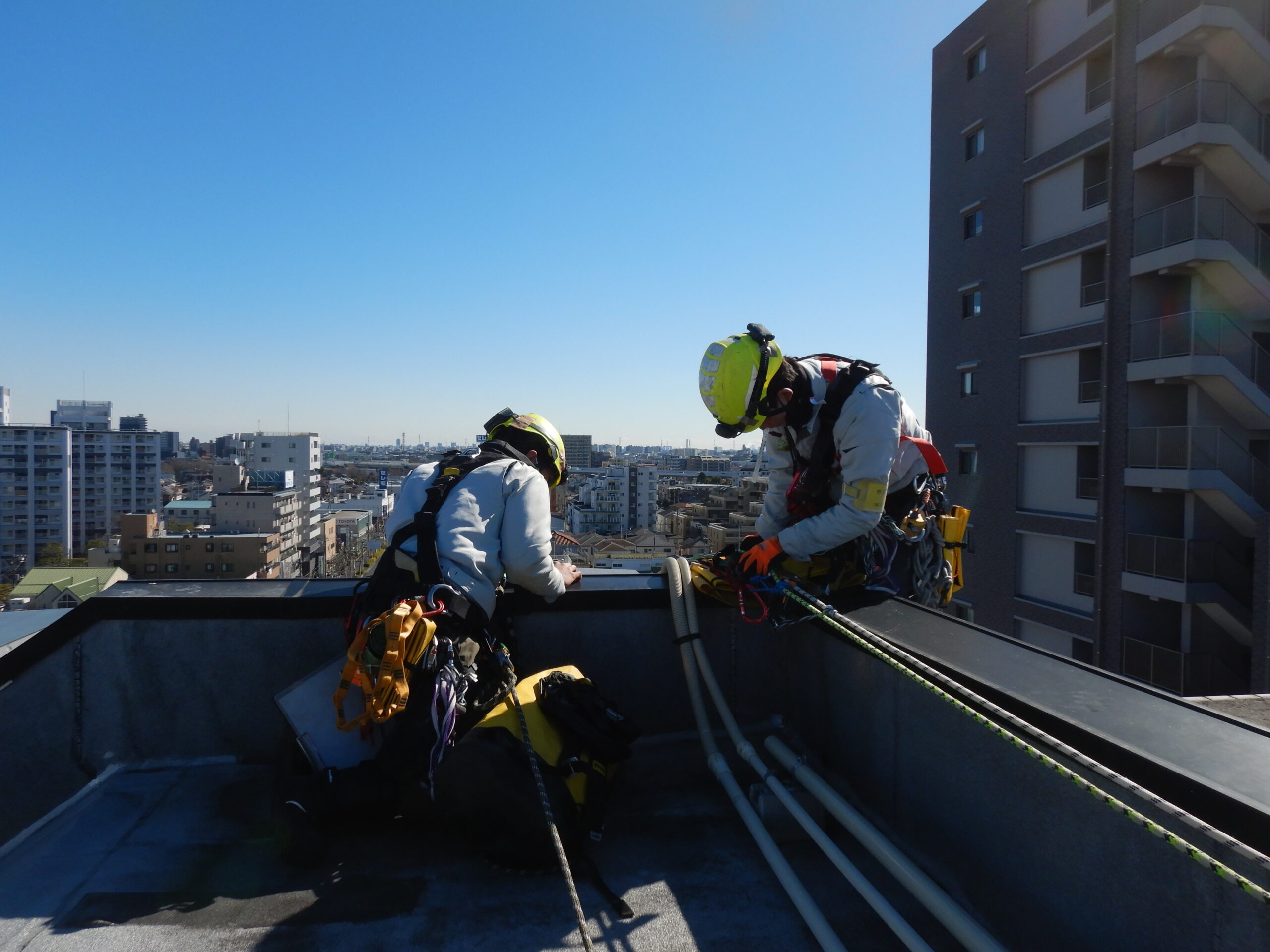 専門技術者による安全施工